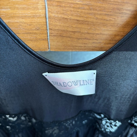 Vintage Shadowline Intimates Set Robe Lace & Dress Nightgown, Size L - Picture 13 of 15